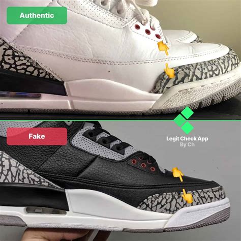 check if jordan 3s are fake